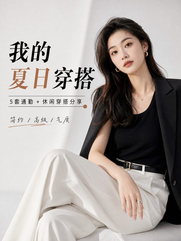 溏心vlog穿搭视频-夏日时尚穿搭视频教程