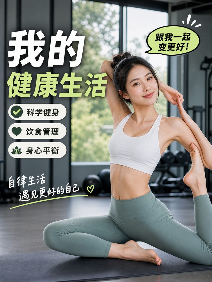 溏心vlog健身视频-科学健身生活视频